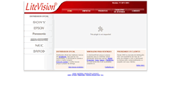 Desktop Screenshot of litevision.com.br