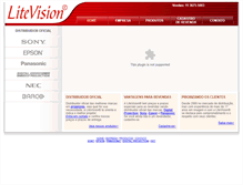 Tablet Screenshot of litevision.com.br